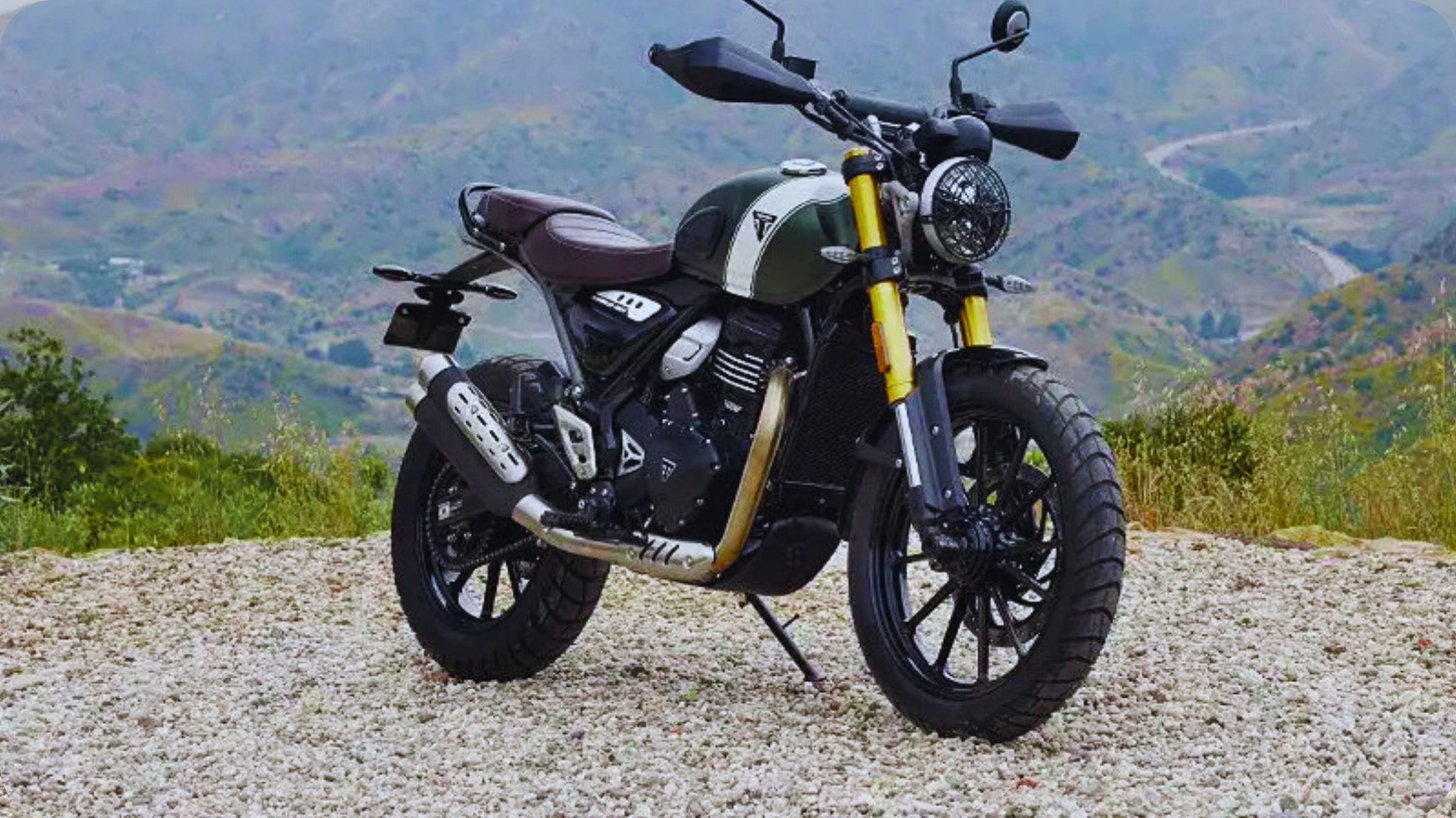 "Royal Enfield Scram 440 budget scrambler bike 2025