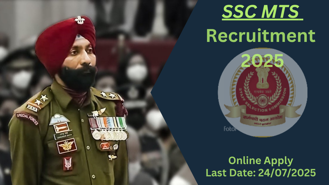 SSC MTS Recruitment 2025 – pll & Havaldar Vacancy, Online Apply