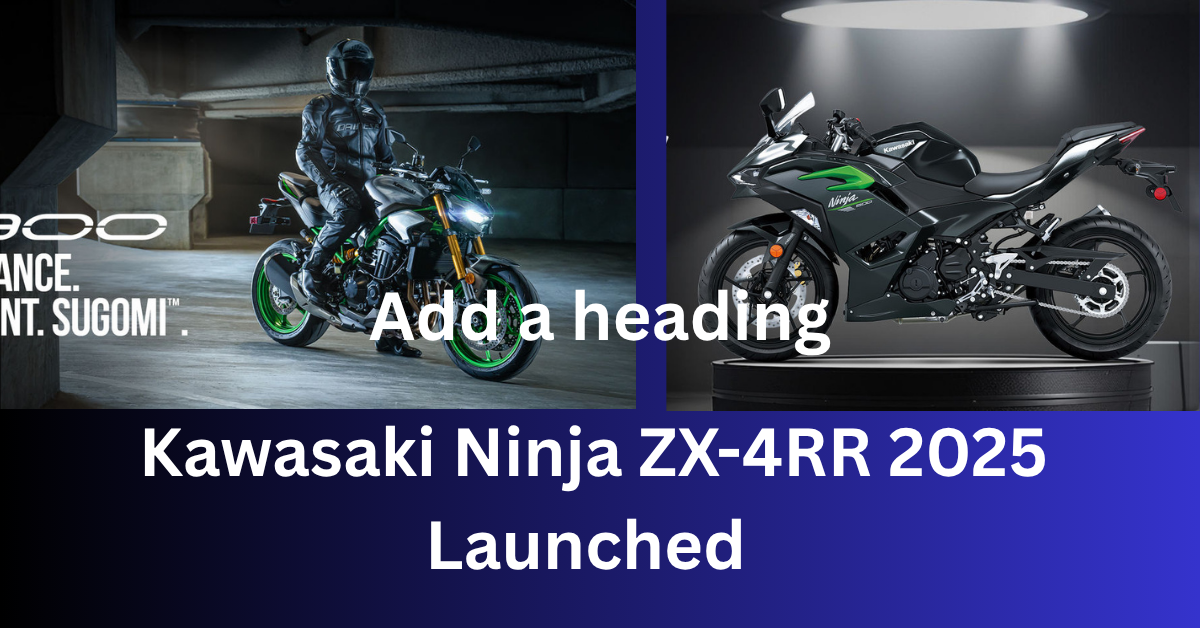 “Kawasaki Ninja ZX-4RR 2025 in Lime Green KRT Edition – Side View on Track”