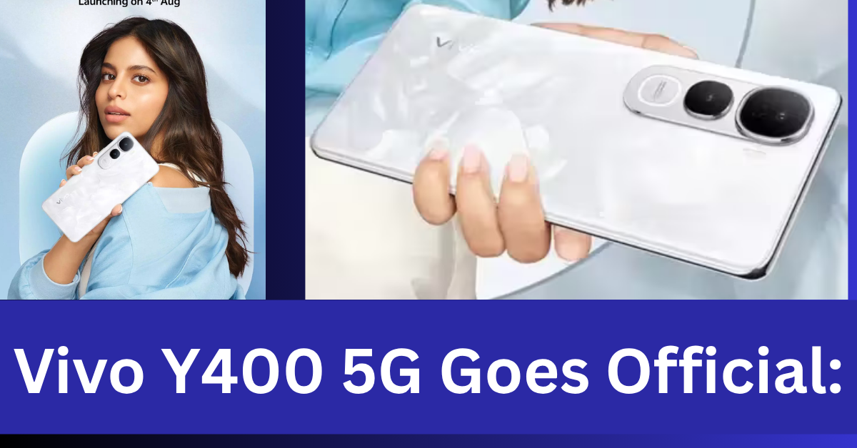 Vivo Y400 5G smartphone with 50MP camera and AMOLED display launched in India