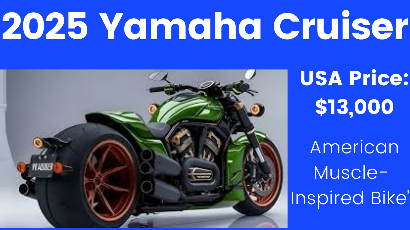 2025 Yamaha Cruiser front look with LED headlamp and bold design