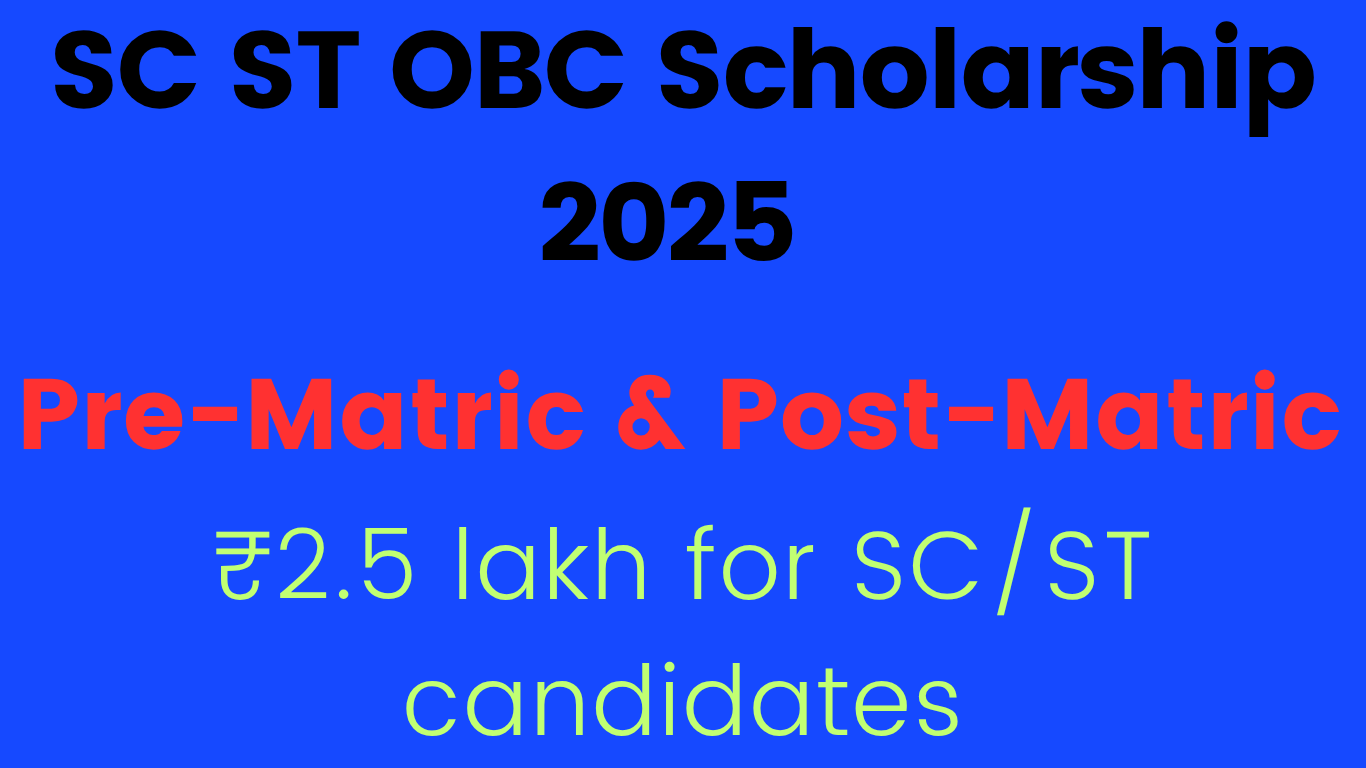 Students applying online for SC ST OBC Scholarship 2025 through National Scholarship Portal